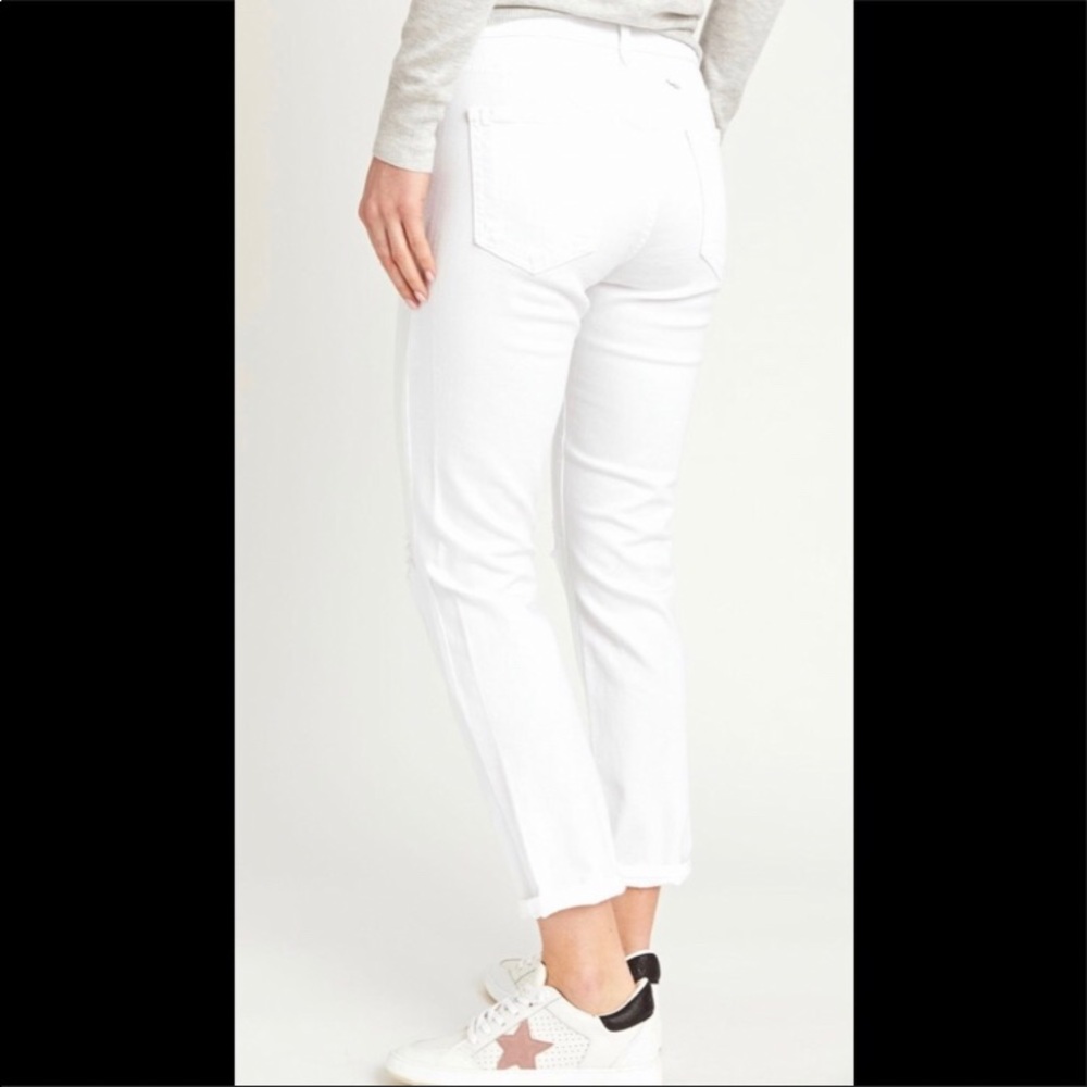 just black distressed boyfriend jeans (nwt)